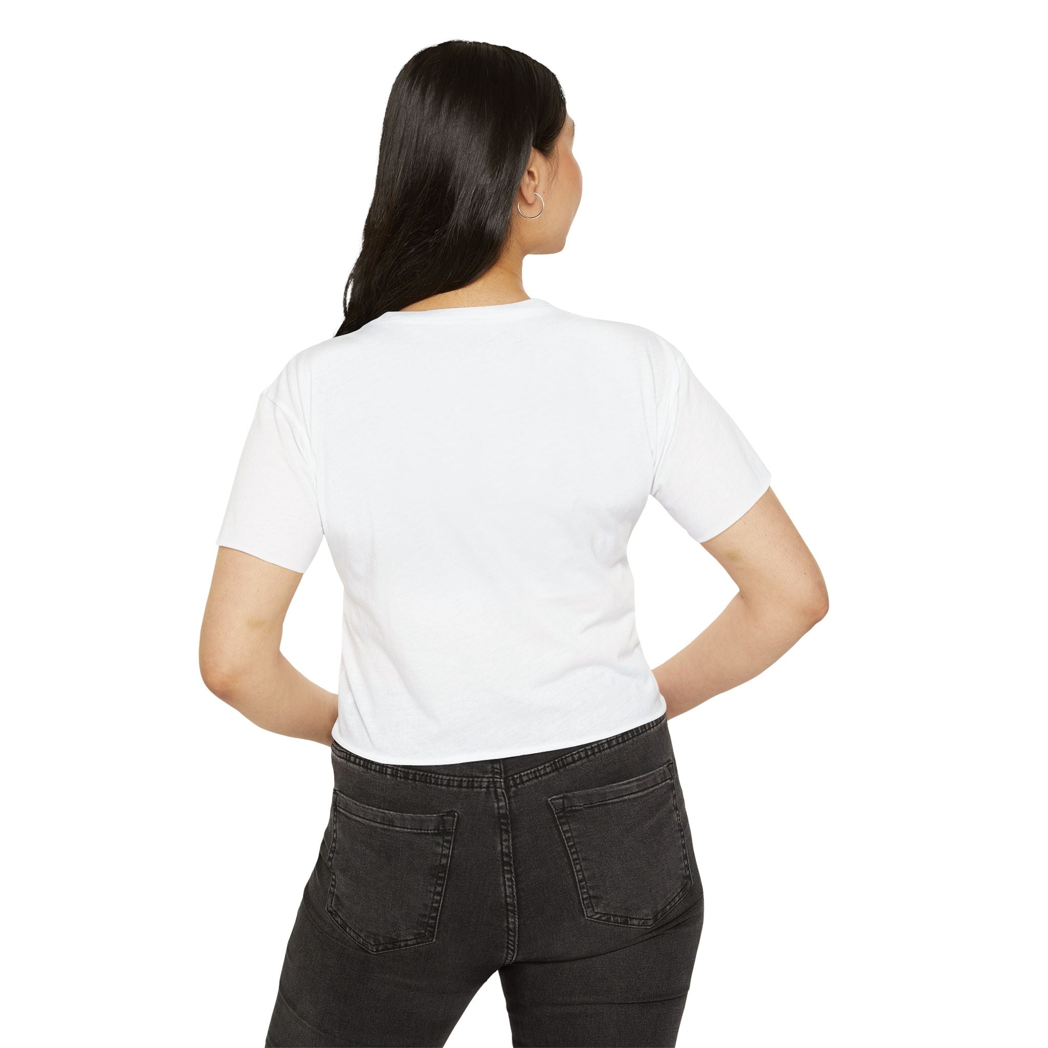 Limited Edition Crop Top — Women's Festival QR-Back Graphic Tee