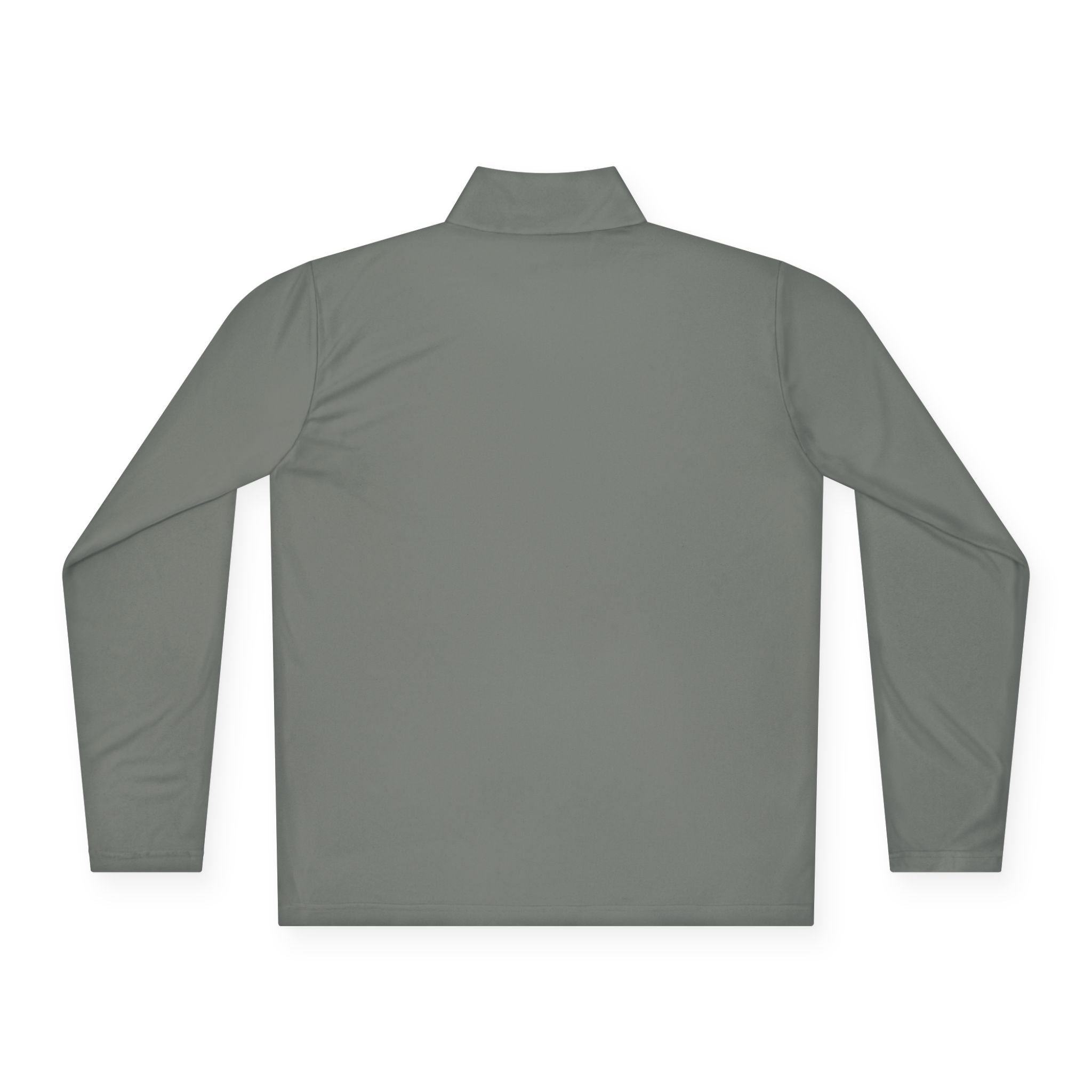 Quarter-Zip Pullover with Small Blue Logo - Minimal Athletic Layer