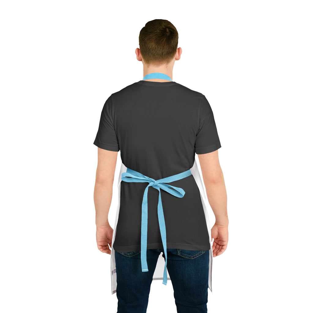 Champagne Société Apron — Toasting Glasses Kitchen Apron for Wine & Party Lovers