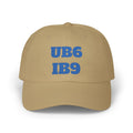 UB6_IB9 Embroidered Dad Cap — Vintage College Style Hat