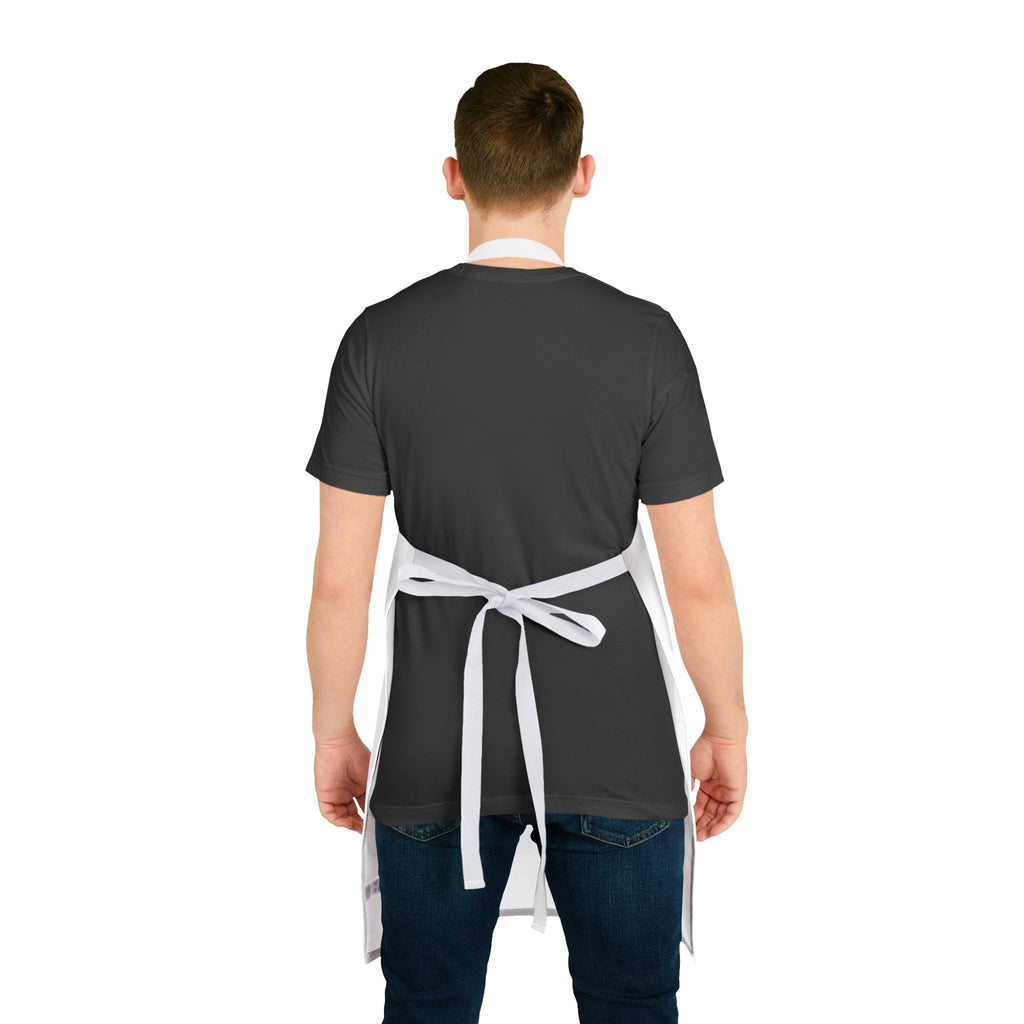 Champagne Société Apron — Toasting Glasses Kitchen Apron for Wine & Party Lovers