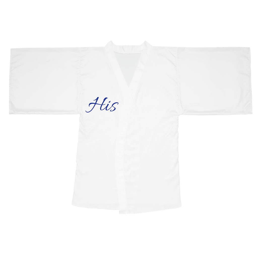 His Kimono Robe — Personalized Wedding/His & Hers Bridal Robe