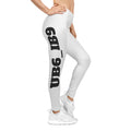 Women's Leggings — Bold Side Text '1R6 1R9' Casual All-Over Print
