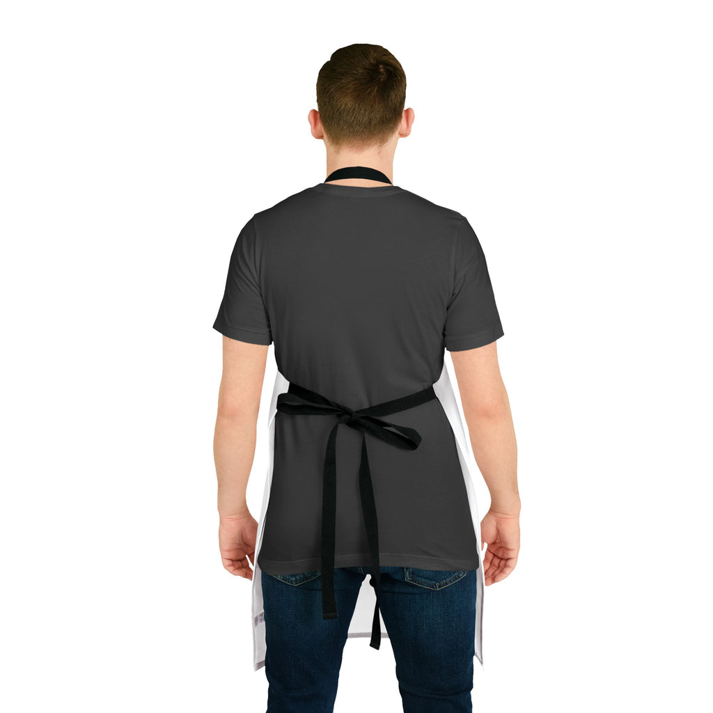 Champagne Société Apron — Toasting Glasses Kitchen Apron for Wine & Party Lovers