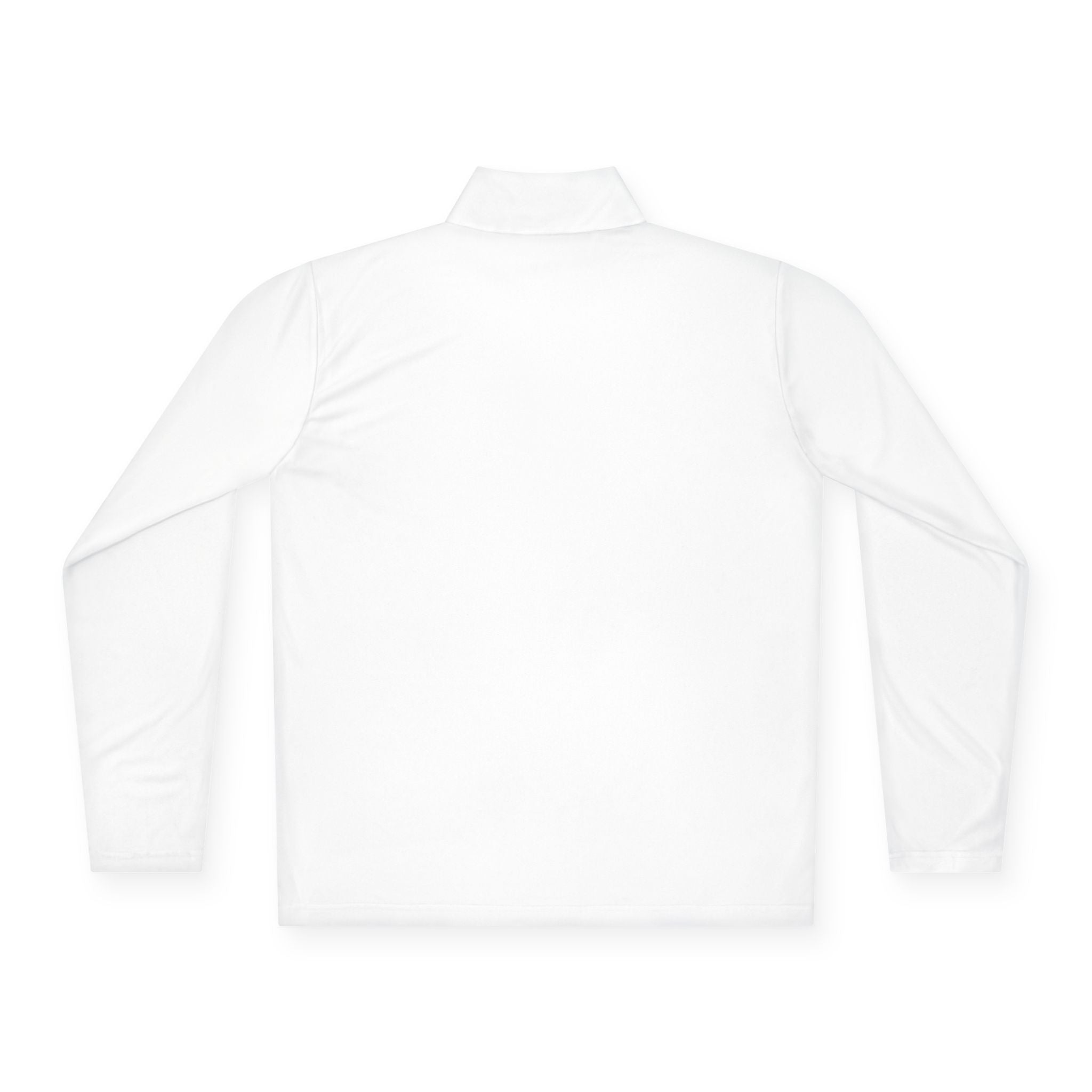 Quarter-Zip Pullover with Small Blue 'UB8_1B8' Chest Logo