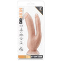8" DP Cock-Vanilla